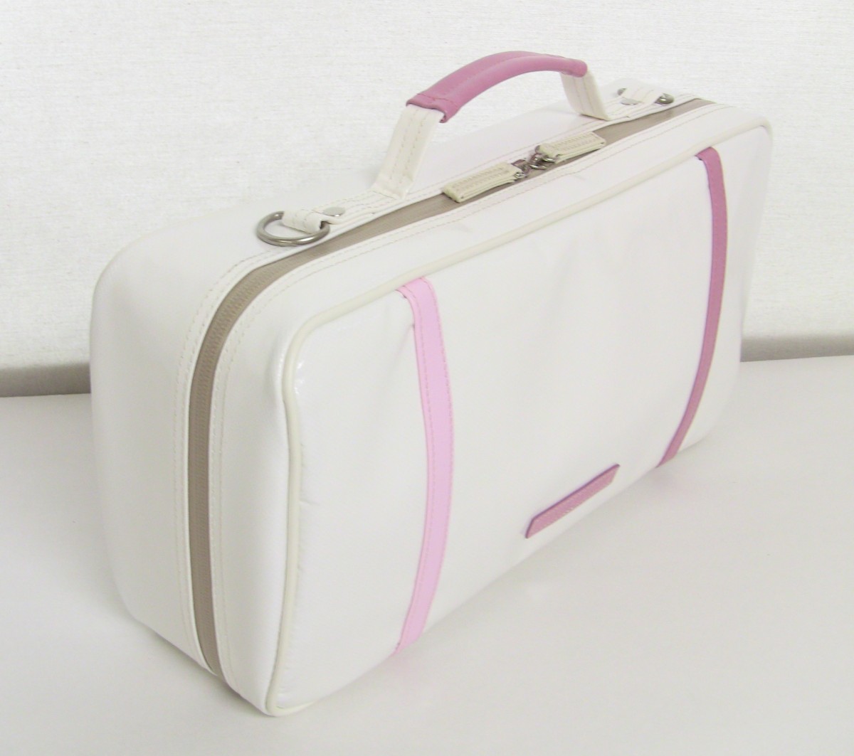 NAHOK (na крюк ) кларнет сумка специальный заказ bell проекция есть белый * розовый градация [ Германия производства совершенно водонепроницаемый ткань &amp; особый температура функция регулировки + останавливаться вода застежка-молния ]
