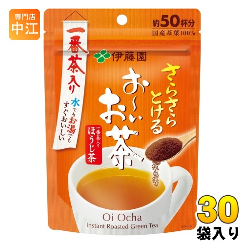 伊藤園 伊藤園 お～いお茶 さらさらほうじ茶 パウダーティー 40g×30袋 緑茶、日本茶 ほうじ茶の商品画像