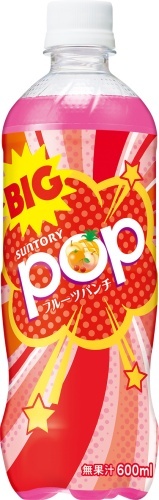 SUNTORY POPフルーツパンチ 430ml × 24本 ペットボトル POP 炭酸飲料