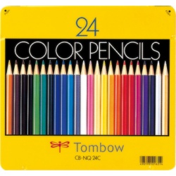  стрекоза карандаш жестяная банка входить цветные карандаши 24 цвет NQ CB-NQ24C стандарт наличие =0