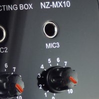  simple Mike mixer NZ-MX10 power supply un- necessary . Mike 3ps.@ connection possible small size mixer 