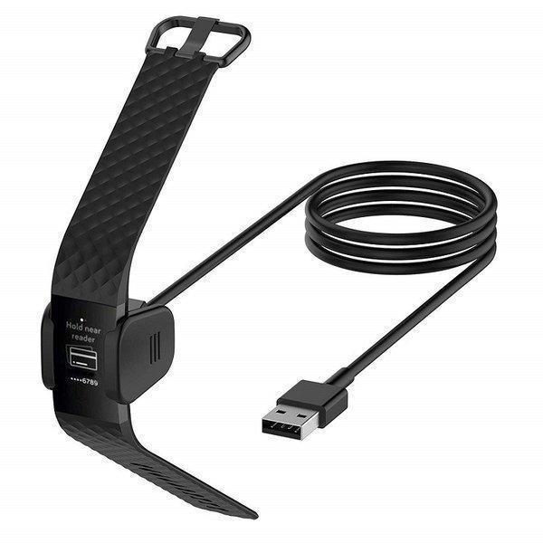 Fitbit Charge4 Charge3 Charge3SE зарядка кабель внезапный скорость зарядка высокая прочность разъединение предотвращение USB кабель зарядное устройство 55cm
