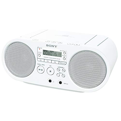 SONY ラジカセ ZS-S40 ホワイト SONY CDラジオ ZS-S40（W） ホワイト CDラジカセ - 最安値・価格比較