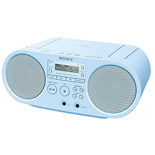 【SONY】AUX CD ラジオFM/AM/ワイドZS-S40 ホワイト SONY CDラジオ ZS-S40（W） ホワイト CDラジカセ - 最安値・価格