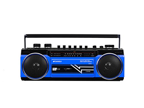 SANSUI ステレオラジオカセット SCR-B2（RD） レッド CDラジカセ - 最