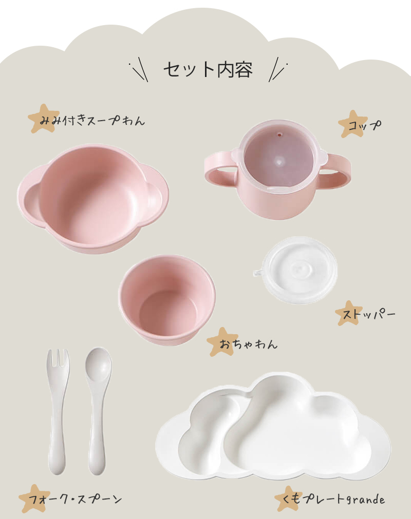  детская посуда комплект 10moistimowamamamanma мама man ma. plate grande комплект розовый голубой French vanilla 