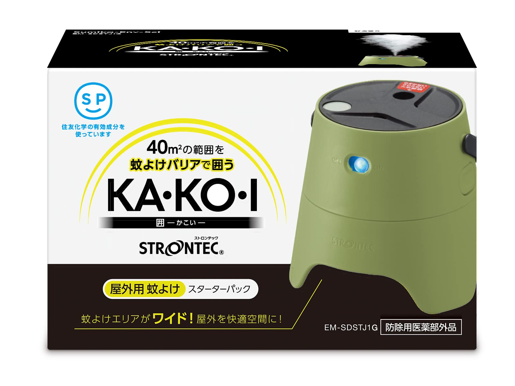  outdoors for mosquito ..STRONTEC KA*KO*I starter pack moss green [ outdoors / mosquito / measures / outdoor / camp /BBQ/ vinyl pool / -stroke ro