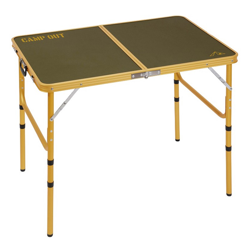 CAPTAIN STAG キャンプアウト アルミフォーウェイテーブル 90x45 UC