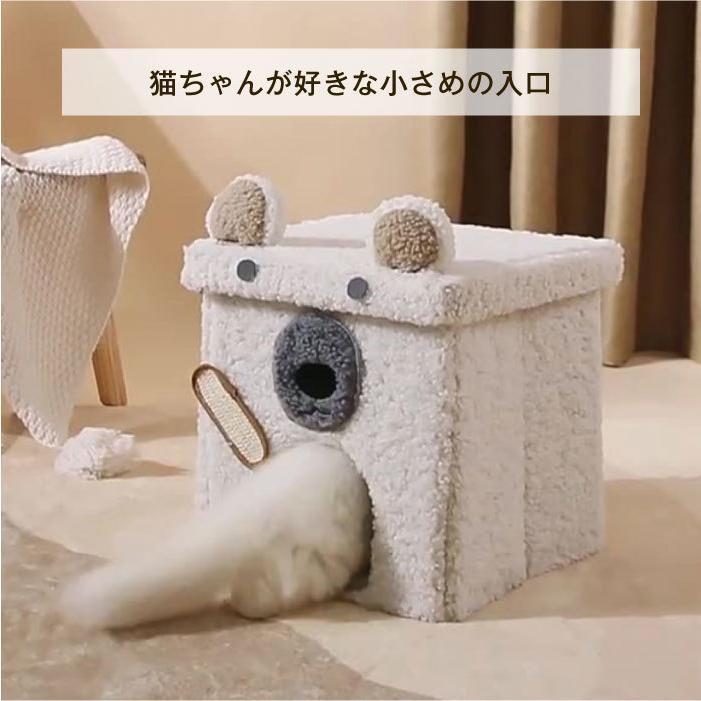  pet house cat house cat house cat for small size dog folding pet bed compact storage bed autumn winter through year all season 