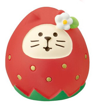  deco re stylish popular concombre fruit cat ... strawberry cat goods 