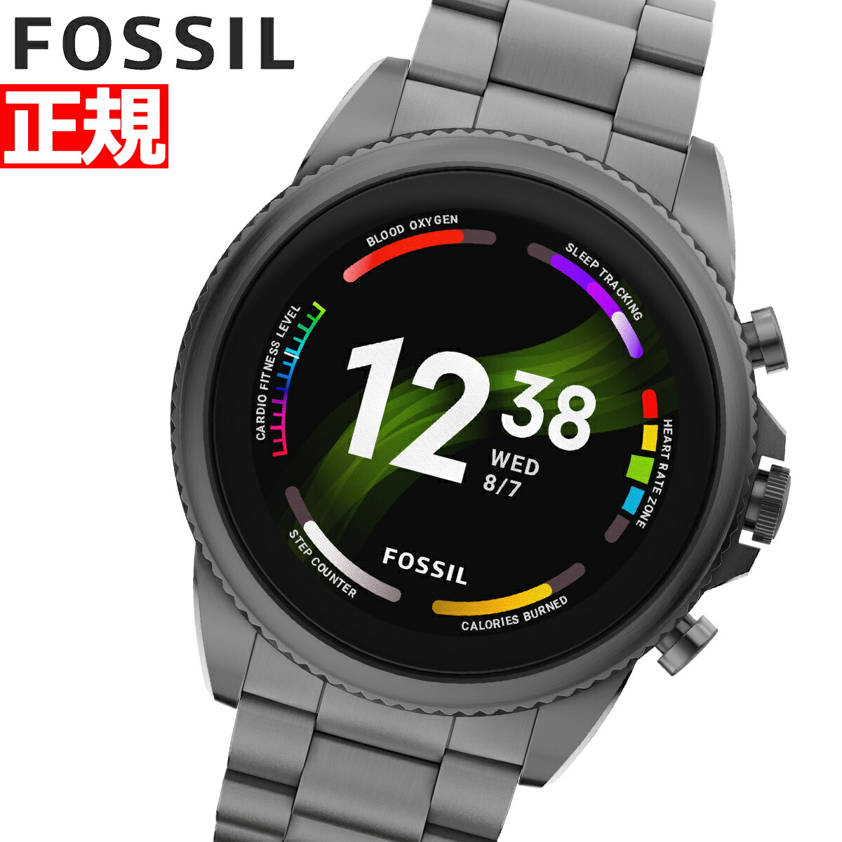 FOSSIL ジェネレーション6 44mm スモークステンレススチール FTW4059 スマートウォッチ本体の商品画像