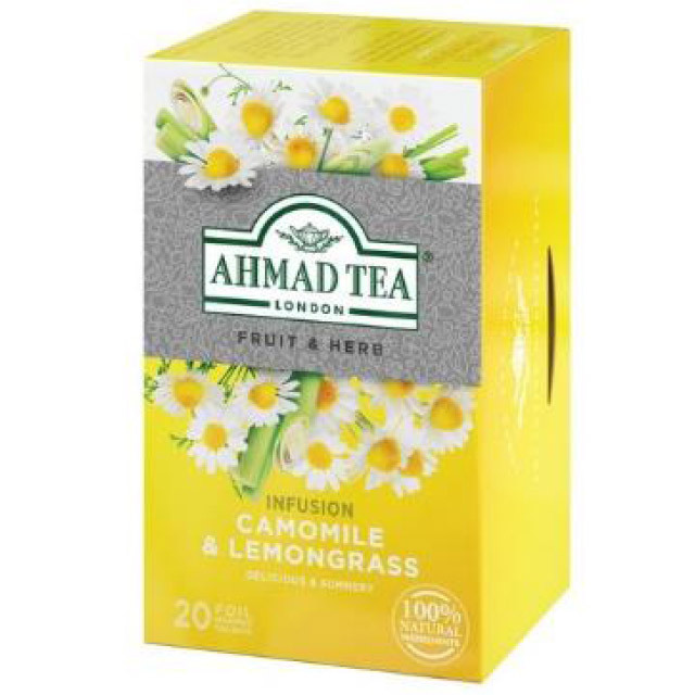 AHMAD TEA （アーマッドティー） カモミール ＆ レモングラス 30g（ティーバッッグ1.5g×20袋入） × 1箱の商品画像