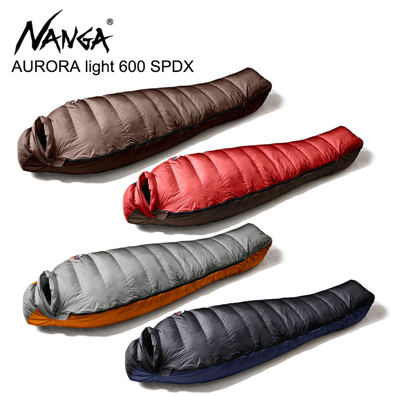 ナンガ オーロラ ライト 600SPDX ［2019年モデル］レギュラー（レッド） アウトドア　マミー型寝袋の商品画像