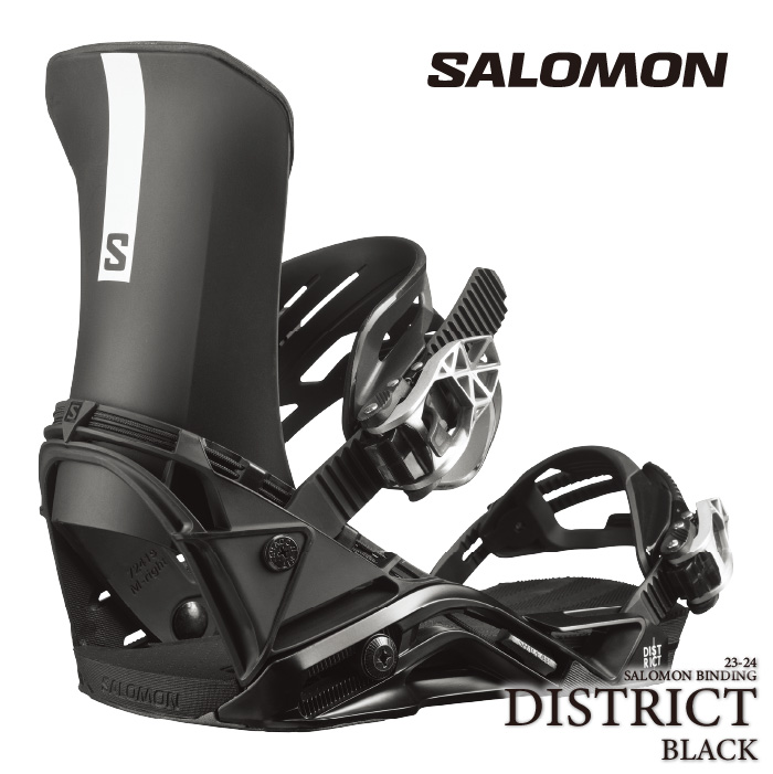 SALOMON DISTRICT 23-24 L41776000 Black スノーボード ビンディングの商品画像