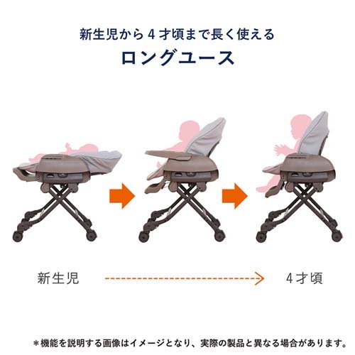  manual Nemulila candy beige high low rack baby hammock-chair combination high low chair ( 1 pcs )/ combination ( Combi cradle )