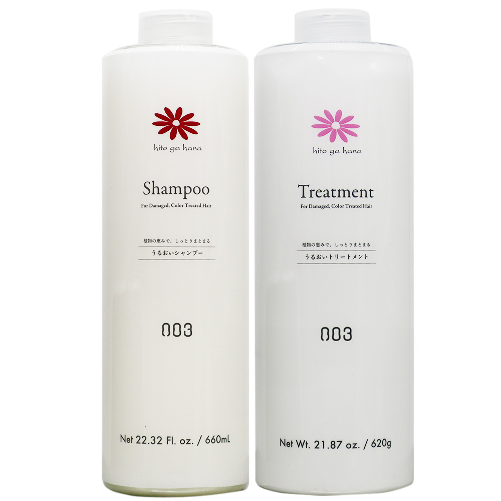 no3 no3 人が花 シャンプー＆トリートメント セット（660ml＋620g）×1個 hito ga hana ヘアシャンプーの商品画像