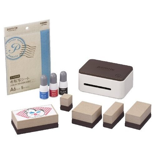 新品 CASIO ポムリエセット pomrie STC-W10-SET CASIO ポムリエセット pomrie STC-W10-SET スタンプメーカー