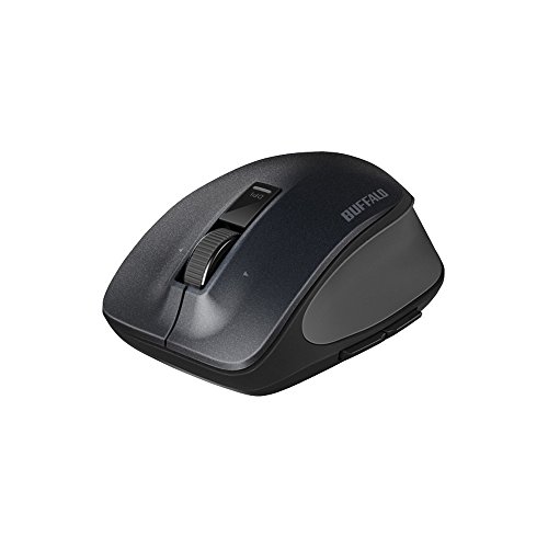 バッファロー Premium Fitマウス 無線 Mサイズ BSMBW505MBK（ブラック 