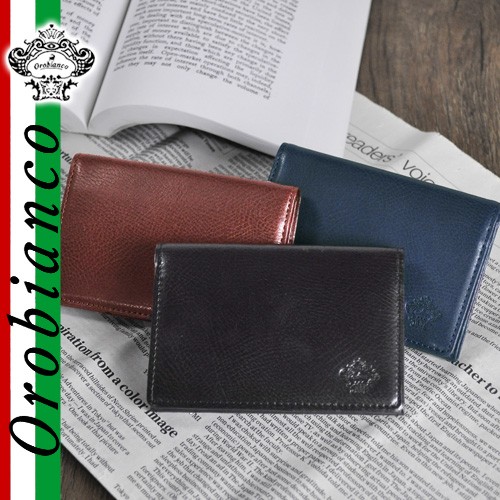  maximum P+16% Orobianco Orobianco card-case card-case Solid solid men's lady's ors-030808