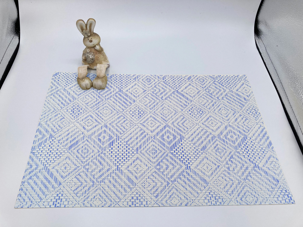  place mat 2 pieces set Northern Europe manner ... stylish Home party table mat waterproof . is dirty insulation ... slip prevention PVC made 
