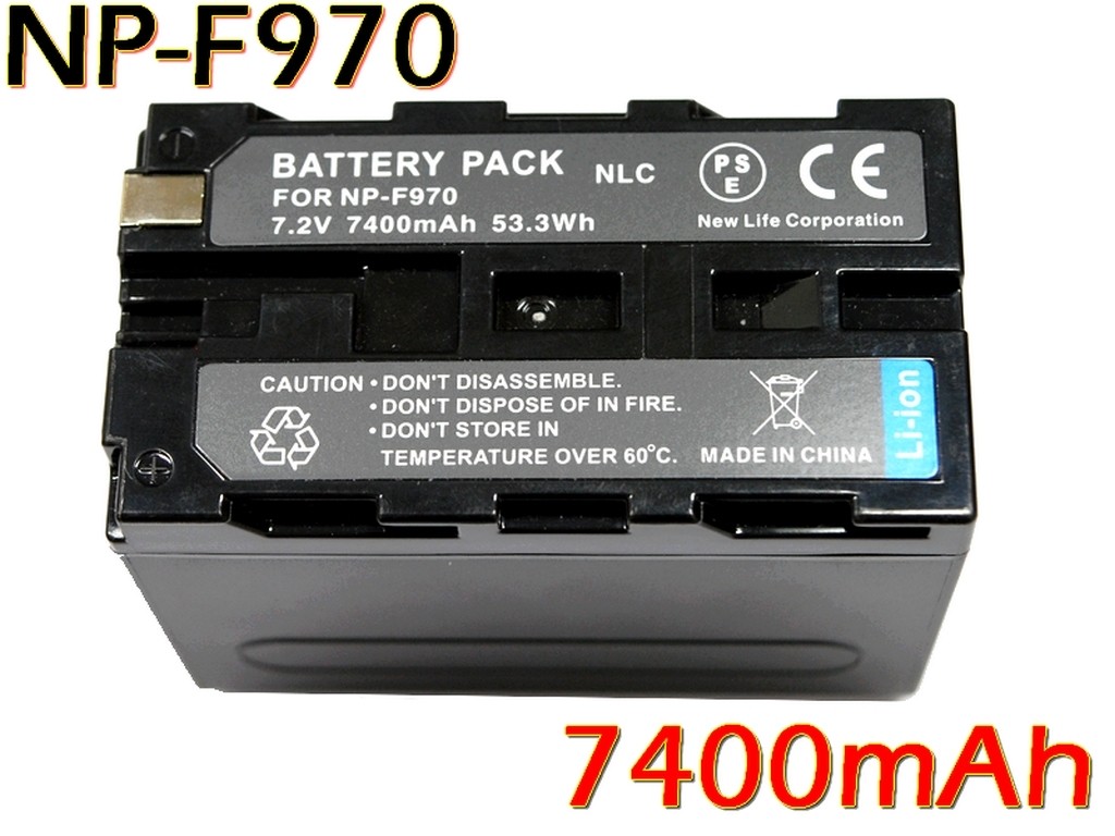 SONY Sony NP-F950 NP-F960 NP-F970 сменный аккумулятор 7400mAh [ оригинальный зарядное устройство . зарядка возможна осталось количество отображать возможность оригинальный товар такой же для использование возможность ]