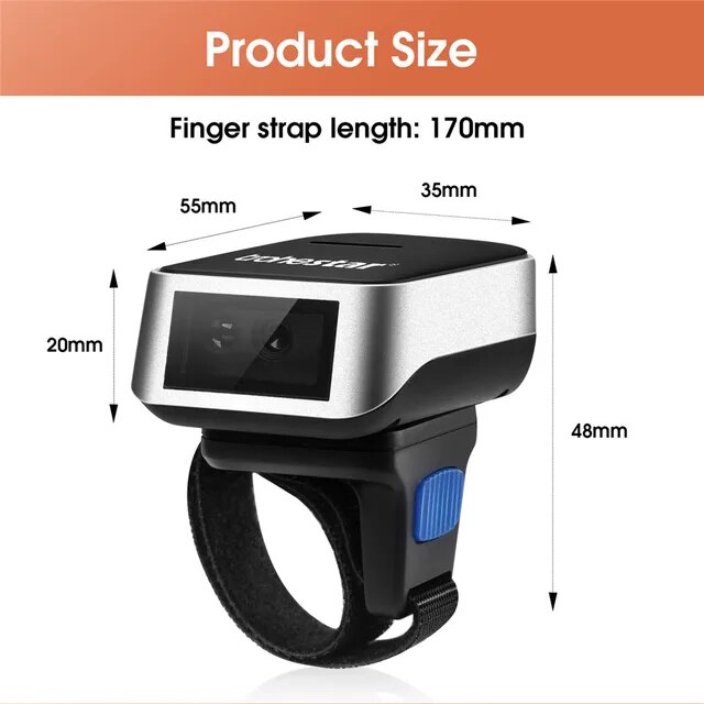 Trohestar- barcode scanner, wireless, code Leader,Android qr for,1d 2d, barcode scanner, mobile pdf417