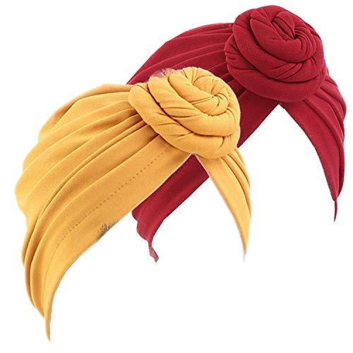 レディースファッション ベルギー製 Qianmome レディース ターバン アフリカンパターン ノット ヘッドラップ ビーニー 結んであるボンネット 化学療法キャップ 抜け毛帽子 Us 2gx1e4jynp Refugioneumeyer Com