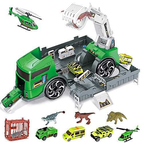 内祝い Truck Carrier Dinosaur Siairo Dinosaurs Fo Toy Play Dino Vehicles And Toy その他人形 qhema Com