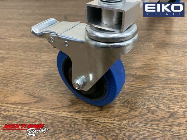 EIKO aluminium Cart stand for caster stopper attaching 100mm racing cart for 