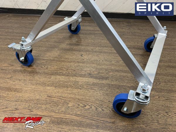 EIKO aluminium Cart stand for caster stopper attaching 100mm racing cart for 