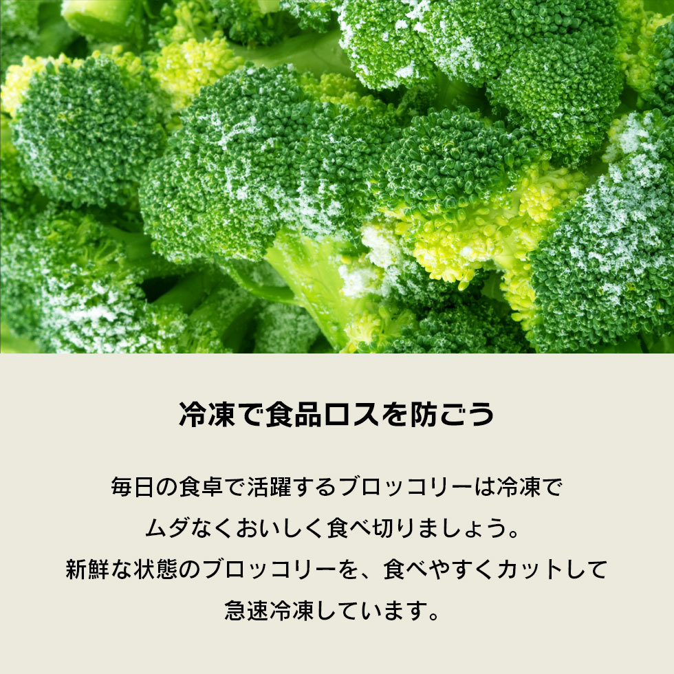  broccoli freezing high capacity 1.5kg(500g×3 sack ) economical eka dollar production freezing vegetable business use 