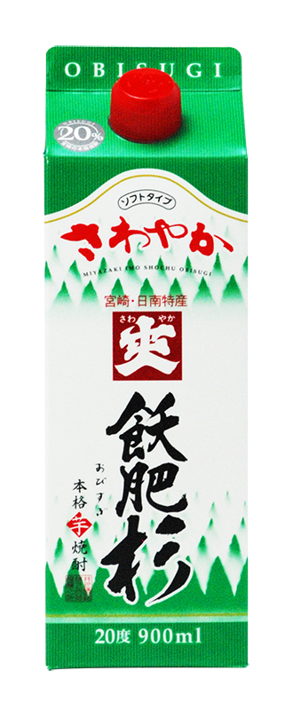 井上酒造 芋焼酎 爽 飫肥杉 20度 900ml × 1本 紙パック 芋焼酎の商品画像