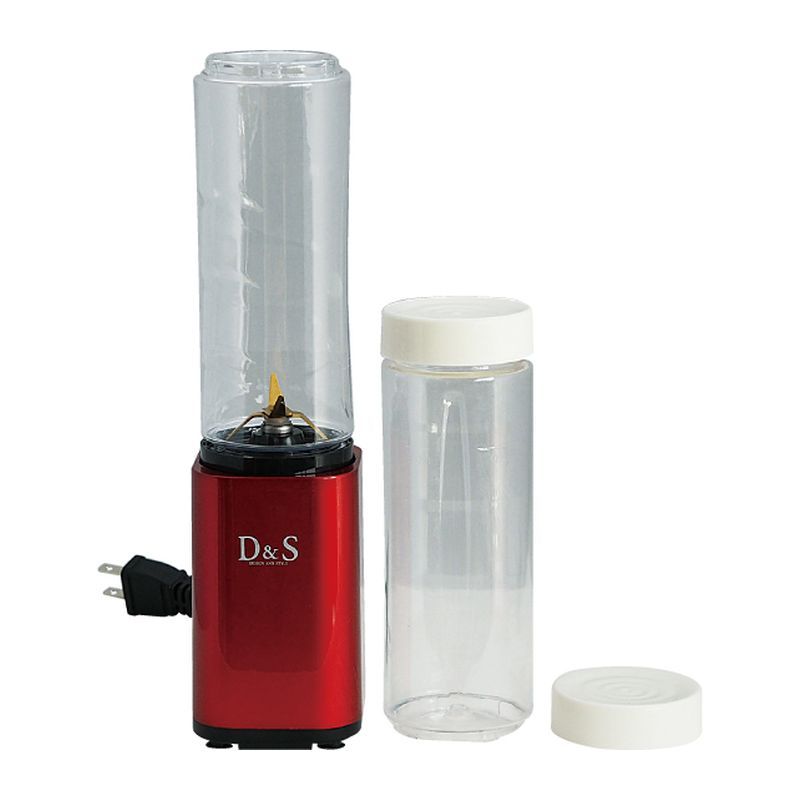 D＆S ミニボトルブレンダー DS.7673 （レッド） ジューサー、ミキサー