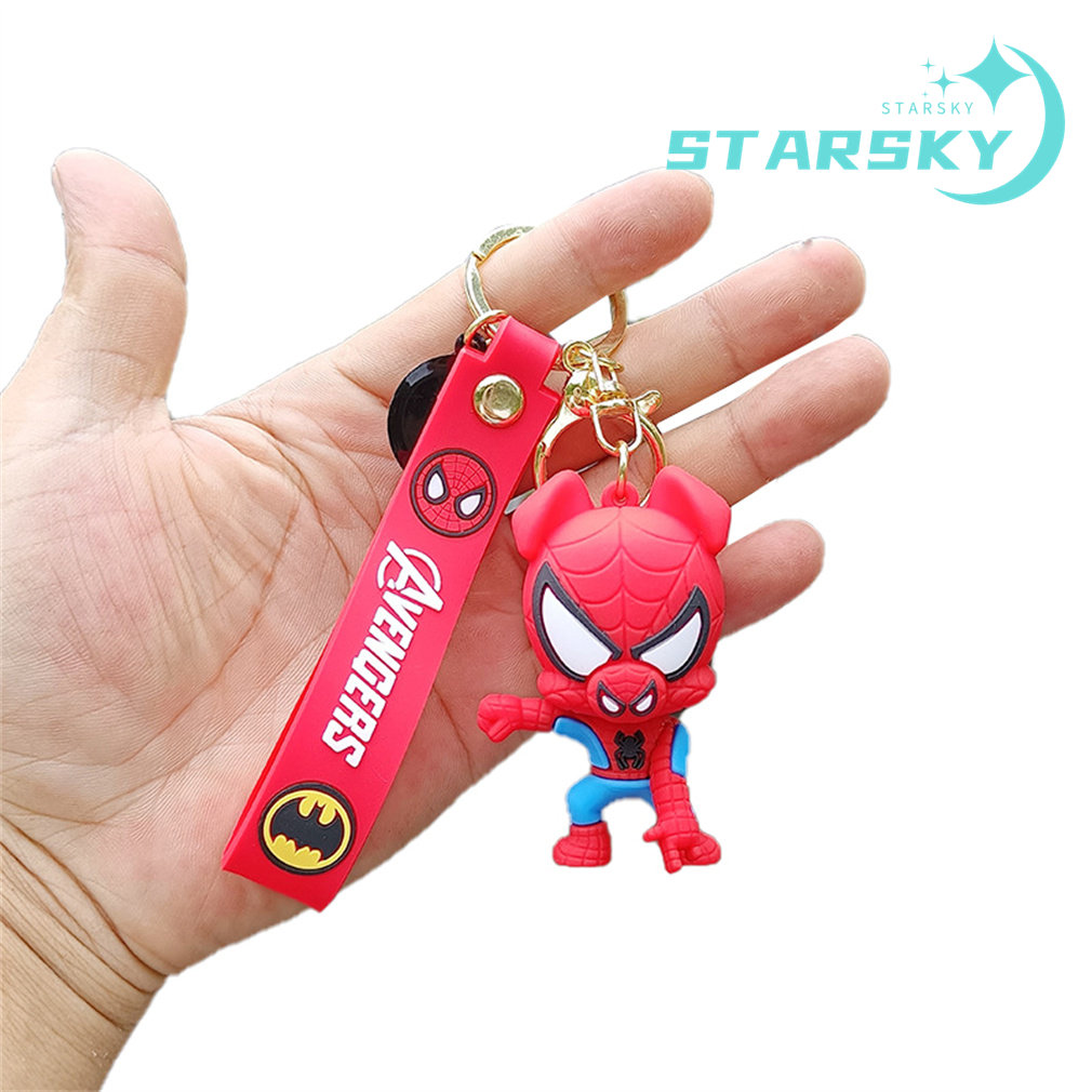  Spider-Man key holder backpack. ornament super lovely key holder mobile telephone. strap toy anime goods . goods pre cent 