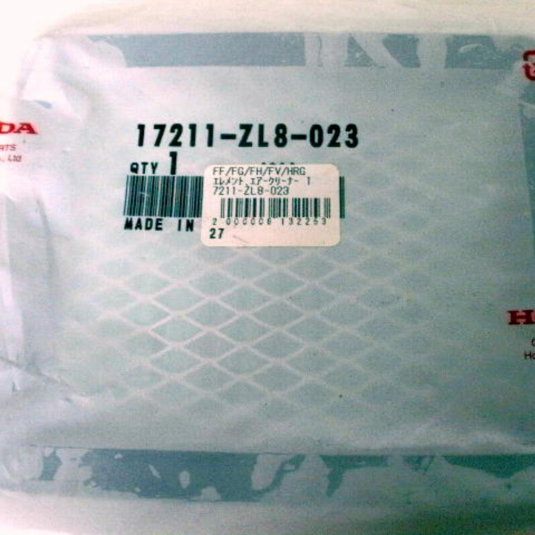  unopened * Honda cultivator for air cleaner Honda cultivator F220 for Element air cleaner [17211-ZL8-023] made in Japan * exterior ( vinyl sack ). passing of years becomes. there is defect 