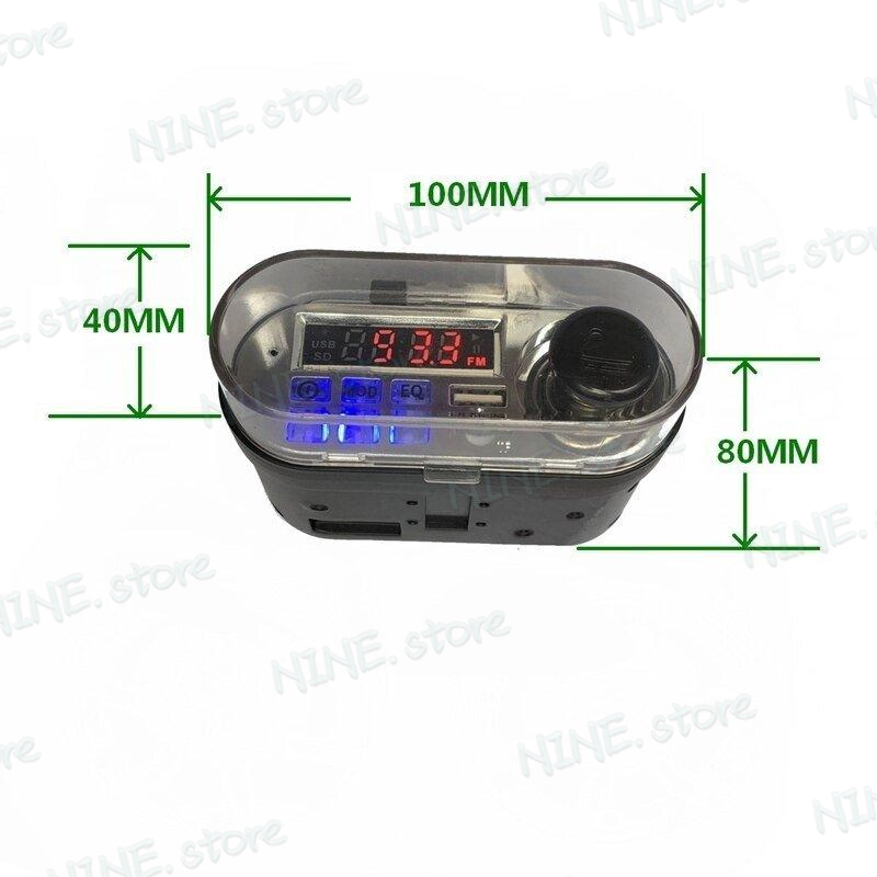  sound system stereo speaker bike scooter FM radio BLUETOOTH USB TF MP3 music player kit recommendation 