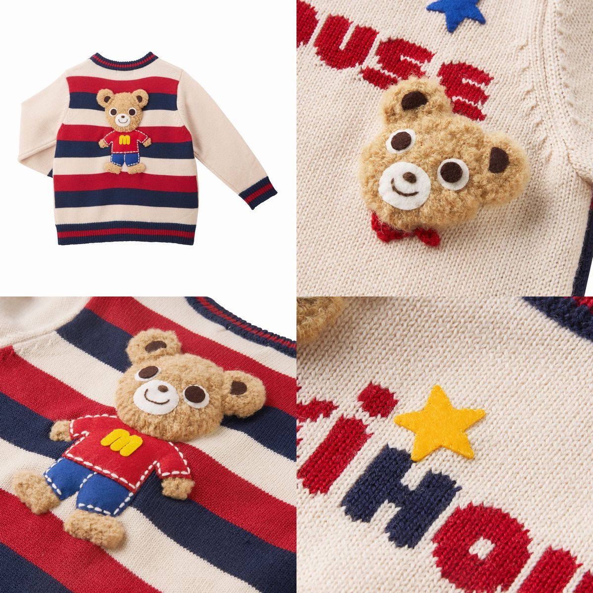 mikihouse[ Miki House ] свитер 38000 ребенок одежда подарок подарок 