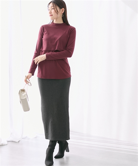  maternity pants nursing clothes mama production front postpartum warm reverse side nappy rib extension ~. slit skirt winter trousers M~Lnisennissen