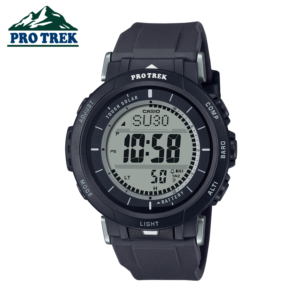 CASIO PRO TREK デュラソフトバンド PRG-30-1JF （ブラック） PRO TREK メンズウォッチの商品画像