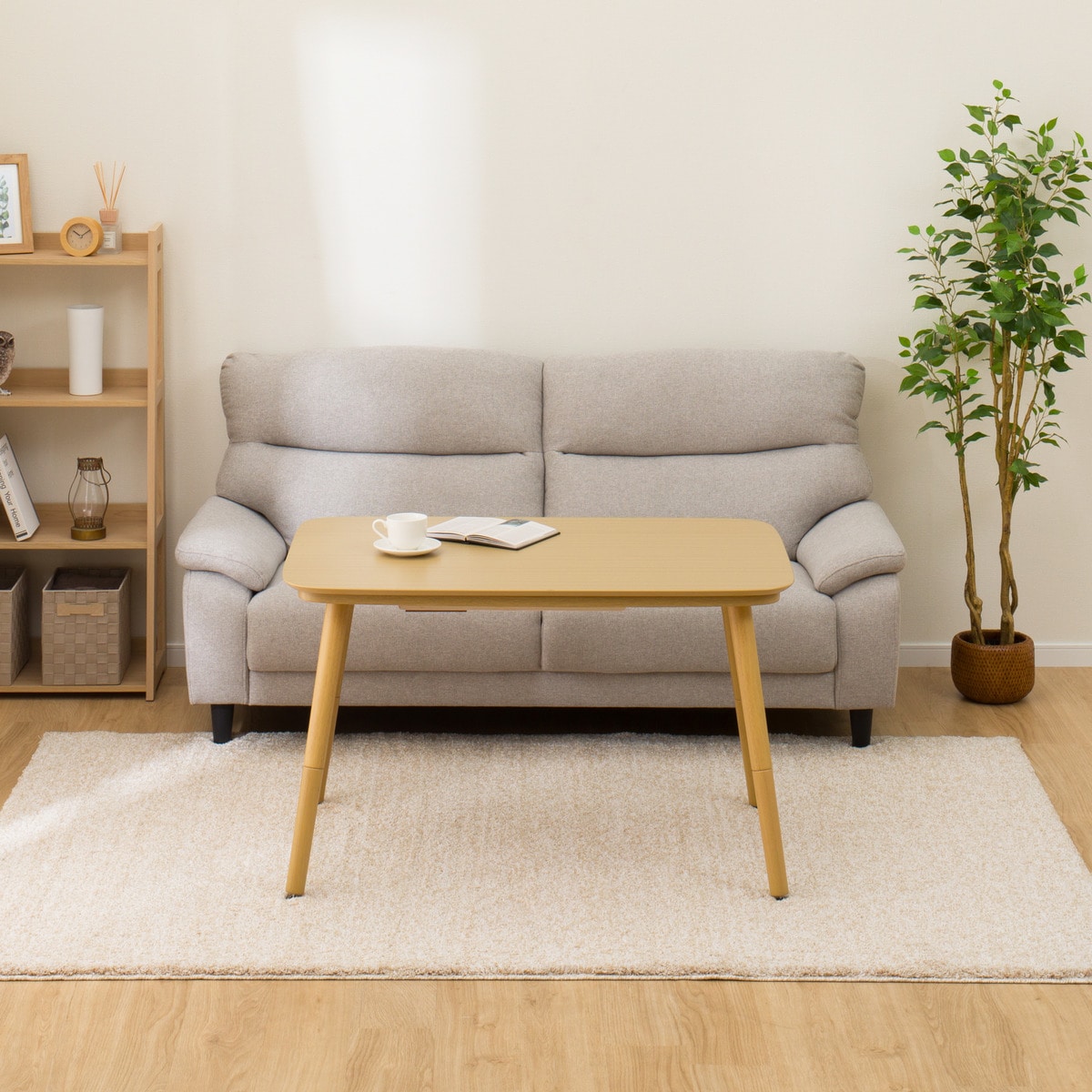2WAY kotatsu + sofa set (NV23 105 LBR3 person for sofa MK02 KD MO)nitoli