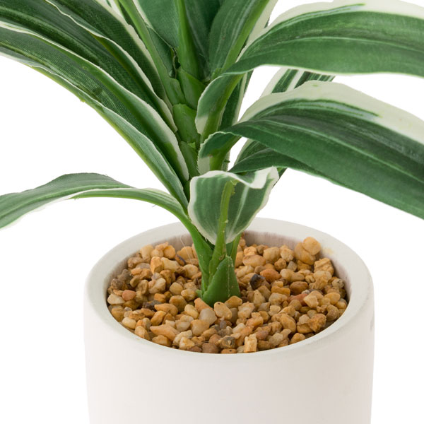  dracaena 28cm terra‐cotta pot fake green interior green artificial flower decorative plant nitoli