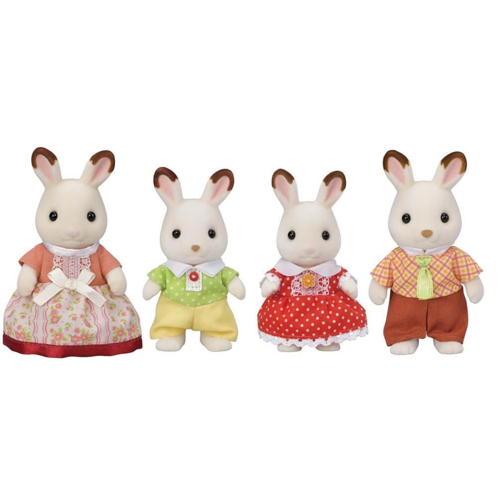 エポック社 エポック社 シルバニアファミリー FS-46 ショコラウサギファミリー Sylvanian Families 着せかえ人形の商品画像