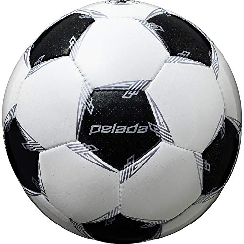 moru ton (molten) soccer ball 5 number lamp junior high school student and more official approved ball pe radar 4000 F5L4000 white × metallic black F5L4000