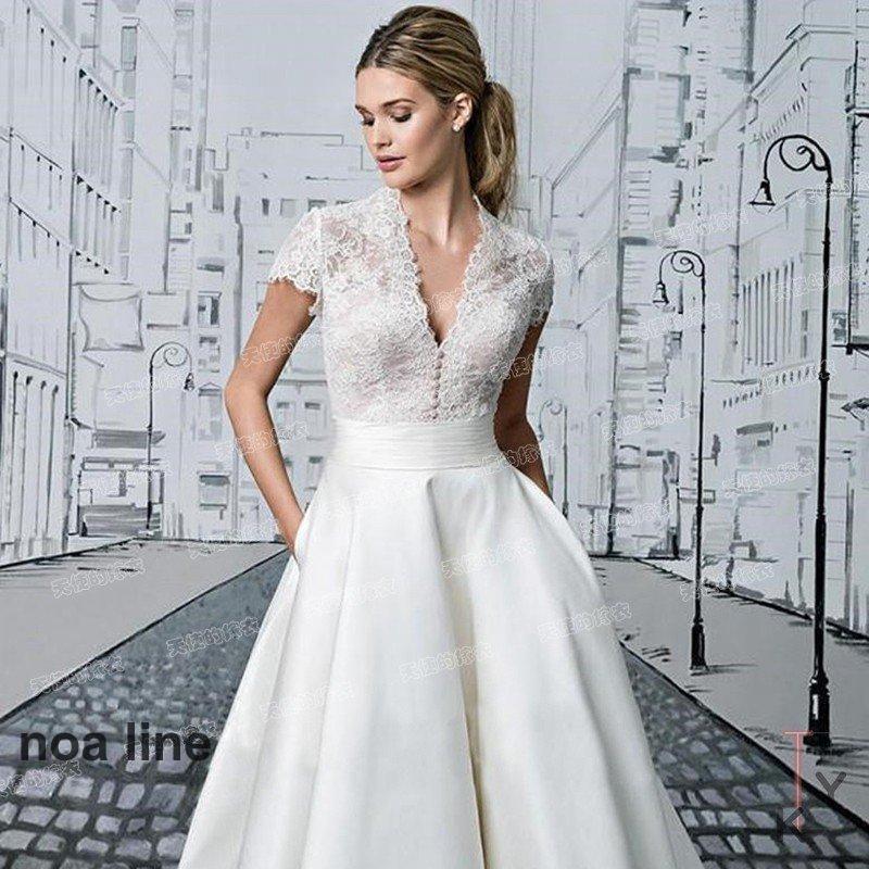  длинное платье легкий серия свадьба платье белый платье женский свадьба платье простой свадьба One-piece сверху товар u Эдди ng