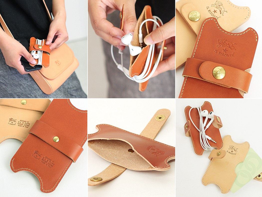 IL BISONTE イルビゾンテ 文房具 イヤホンホルダー 商品番号