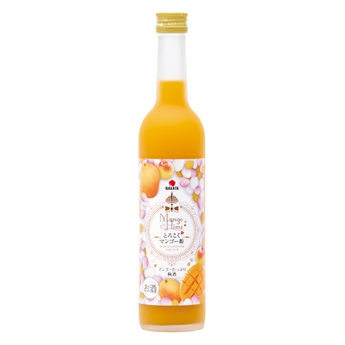中田食品 とろこくマンゴー姫 マンゴーたっぷり梅酒 500ml × 1本の商品画像