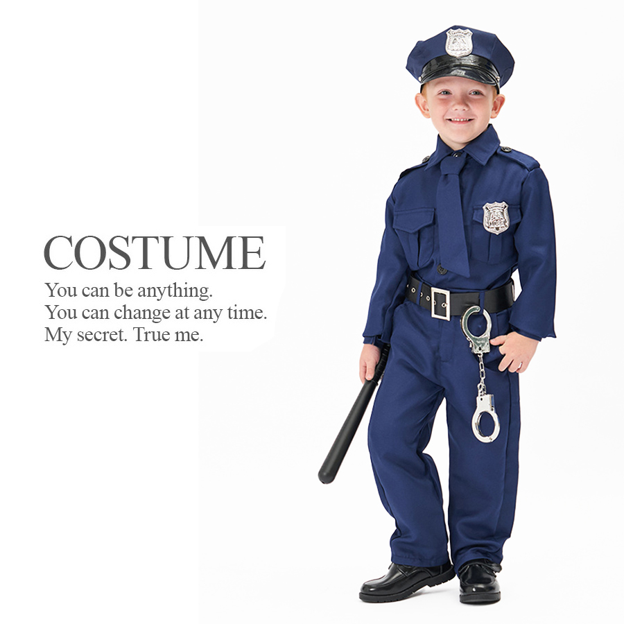  Kids Police 8 позиций комплект мужчина .. полиция Police Junior ребенок ребенок Kids одежда ребенок одежда cosplay