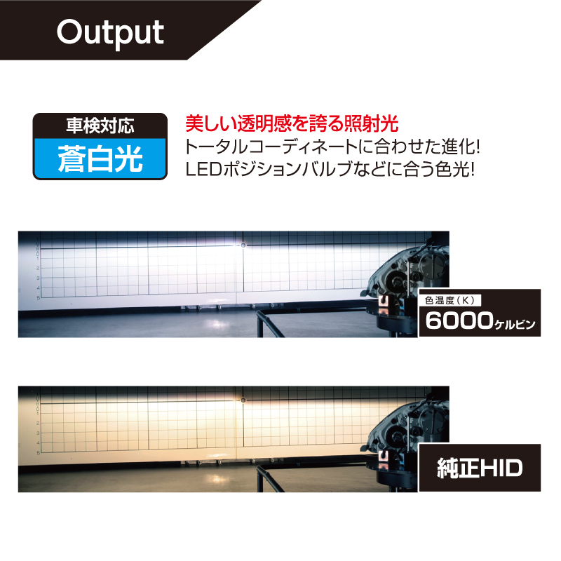 PIAA ヘッドライト用 HIDバルブ 純正交換用 6600K ブルーホワイト