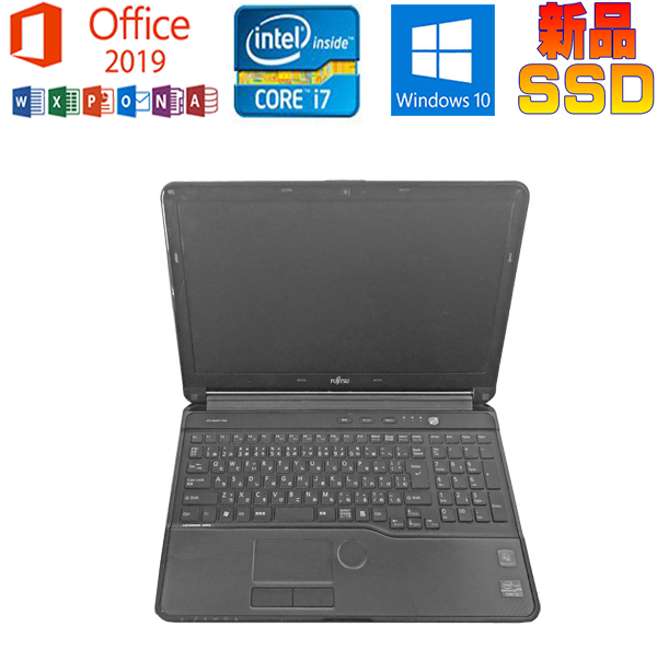 富士通 LIFEBOOK AH56/H シャイニーブラック ［FMVA56HB］ 2012年夏モデル Windowsノートの商品画像