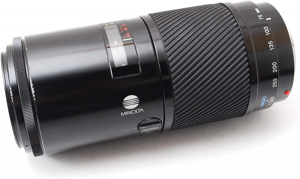 コニカミノルタ AF ZOOM 75-300mm F4.5-5.6（D）（ブラック